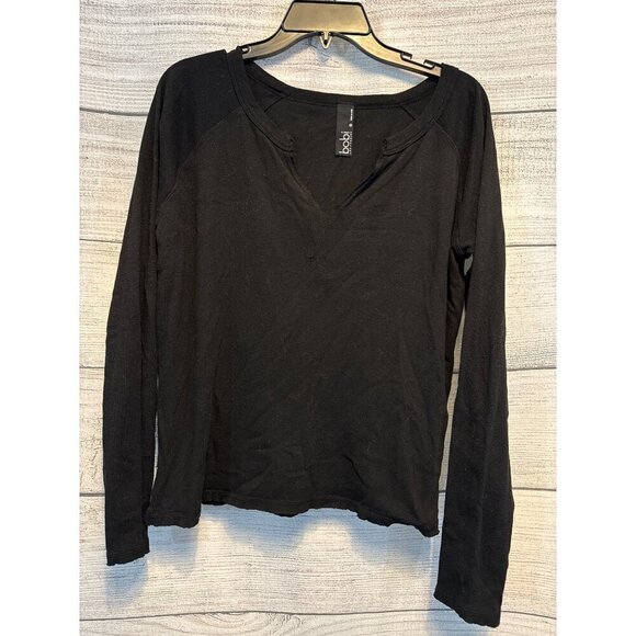 Bobi LA cut v neck long sleeve shirt Size S - Picture 1 of 4